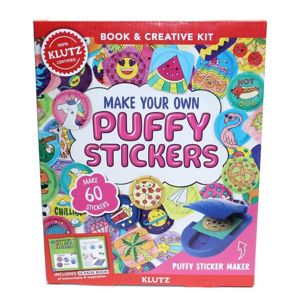 Make Your Own Puffy Stickers by Editors of Klutz Puffy Sticker Maker 60 Stickers - Picture 1 of 2